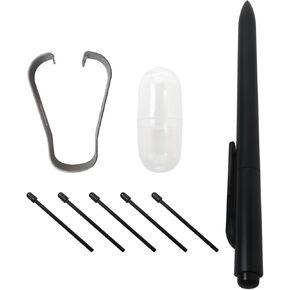 Replacement Digital Pen with Eraser, Stylus Pen with 5 Pen Tips and Pen Clip, 4096 Pressure Levels, Tilt Sensor, Palm Rejection, for Samsung Galaxy Tab A Plus Upgraded