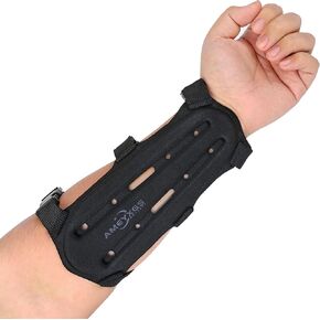 Archery Arm Guard - Lightweight Forearm Guard EVA Foam Stuffing, Vented Design, Forearm Guard with Full Coverage & Total Protection with Quick-Release Buckles