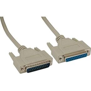 DB25 M/F RS-232 Serial Extension Cable (3 Foot (1 Pack))