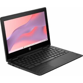 HP Fortis Flip G1m 11.6" Touchscreen Convertible 2 in 1 Chromebook - HD - Octa-core (ARM Cortex A76 + Cortex A55) - 32 GB Flash Memory - English Keyboard - Jet Black - MediaTek Kompanio 520 Chip - 136
