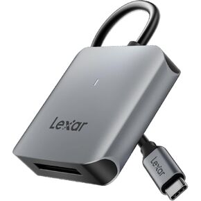 Lexar RW510 CFexpress Type B Card Reader, Up to 10Gbps, USB 3.2 Gen 2 CF Memory Card Reader for CFe Type B Card, CF Card Reader Includes USB Type-C Cable (LRW510U-BNHNG)