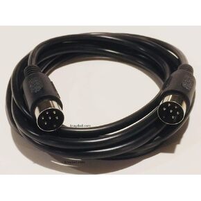 Brand Replacement Serial Cable for Commodore 64 C64 Disk Drive Or Printer 1541 1571 6 Ft DIN 6 PIN