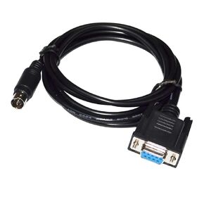 RS232 D-SUB 9P DB9 إلى MINI DIN 5PIN MD5 Converter PLC Cable (5M)