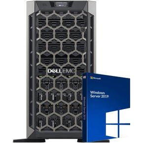 Dell PowerEdge T640 Tower Server with 2 Intel Silver 8-Core CPUs, 256GB DDR4 RAM, 3.2TB Enterprise SAS SSDs, RAID, Windows 2019 (Renewed)