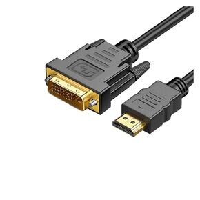Bidirectional 1080P HDMI Compatible Male to DVI-D Male Cable - Plated, Suitable for X-Box ON/E /4/5 Graphics Card Display(2.9 m)