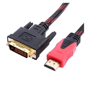 1.5M 5FT DVI-D Male to HDMI-Compatible FNRG Cable High Speed HD to DVI Digital Cable for PC TV(1.5M)