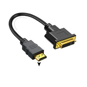 4K HDMI-Compatible to DVI 24+1 24+5 Adapter Cable Bi-Directional DVI to HD Video Cable for /3 Computer M>oni>tor Projector