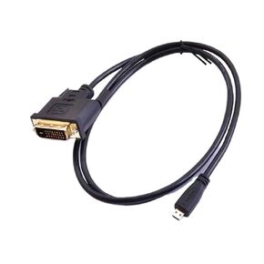 M;ic/ro HDMI-DVI Video Cable, Available in 1m and 1.8m, High-Definition, Small to Large Computers Connected to DVI M>oni>tor Data Ca(1m)