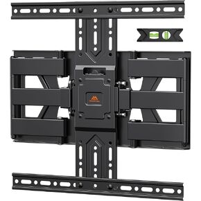 USX Mount Ultra TV Wall Mount Mount 32-65 بوصة يركع مع دوار وإمالة ، قوس الحركة الكاملة بأسلحة مزدوجة ، يناسب أزرار 16 بوصة ، Max Vesa 400x400 مم ، 99 رطل.