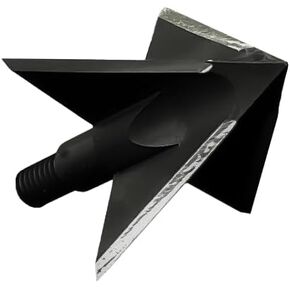 Tooth Of The Arrow Fixed Blade Broadheads 100/125/150/175 Grain, XL Cut, 4-Blade Solid, Hunting Broadheads, USA Made, 3 Pack