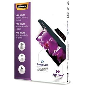 Fellowes Thermal Laminating Pouches - ImageLast™, Jam Free, Letter, 3mil, 150 Pack