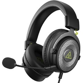 EKSA E900 Headset with Microphone for PC, PS4,PS5, Xbox - Detachable Noise Canceling Mic, 3D Surround Sound, Wired Headphone for Gaming, Computer, Laptop, 3.5MM Jack