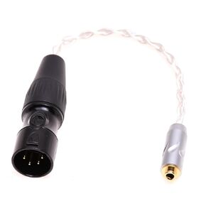 4-دبوس XLR إلى 3.5 مم TRRS كابل محول صوتي متوازن للأنثى لموصل سماعة الرأس HIFIMAN (أنثى 4 دبوس XLR)