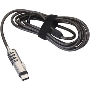 Homoyoyo USB Lock Laptop Anti-Theft Device Security Lock Numeric Password Portable for Protection