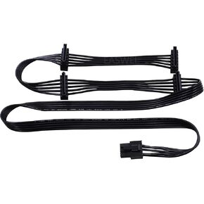 PCI-E 6Pin 1 Male to 4 SATA Modular Power Supply Cable for Corsair RM850 RM1000