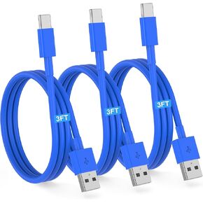 Essri 5-pack carplay usb a to c cable for iPhone 16/15 pro max ، usb c car charger cable 3ft × 3 ft