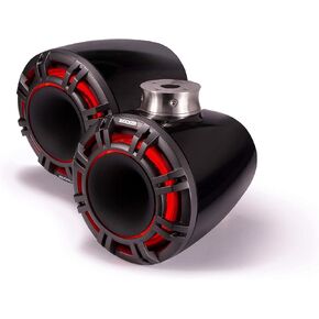 KICKER KMFC 9-Inch Tower System Speakers - Black (Renewed)