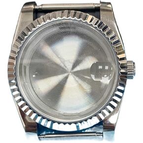 36MM Stainless Steel Watch Case Mineral Glass Mirror Case Cover Shell For 8215/2813/8205/8200 Mechanical Watch Movement watch case