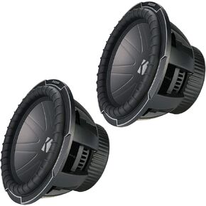 Kicker Q-Class Bundle - Two 42CWQ122 12" Dual 2-Ohm CompQ Subwoofers