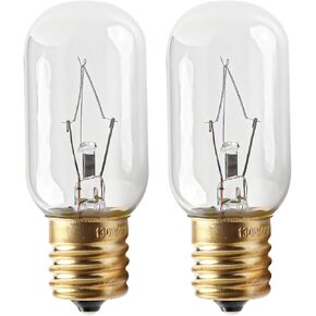 WB36X10003 Bulb 40W 130V Microwave Light Replacement Part Compatible with General Electric Hotpoint Microwave (Pack 2)