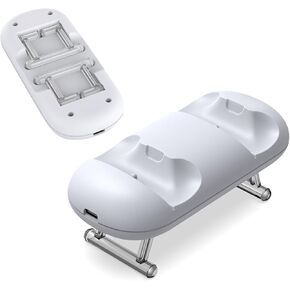 Charging Station for PS5 Controller,Dual Fast Controller Charger Dock for PlayStation 5 Gamepad with Foldable Stand