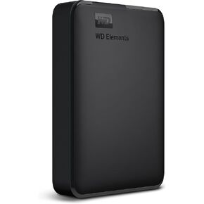 Western Digital WD 5TB Elements Portable Hard Disk Drive, USB 3.0, Compatible with PC, PS4 and Xbox, External HDD (WDBHDW0050BBK-EESN)