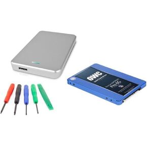 OWC 1.0TB SSD Drive Upgrade Kit: 1.0TB Mercury Extreme Pro 2.5" 6G SSD 7mm, Express 2.5" USB 3.0 Drive Enclosure, and 5 Piece Toolkit