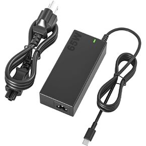 65W USB C Charger for HP Elitebook 830 840 845 860 865 G8 G9 G10 G11 / 630 640 650 655 G8 G9 G10 G11 / 660 665 G11 / 1030 1040 G4 G6 G7 G1 G10 G11