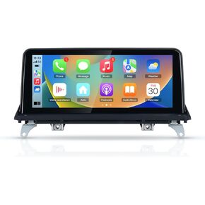 10.25 Inch Android Auto Car Stereo Radio for BMW X5 E70 X6 E71 from 2007 to 2010 CCC Linux System GPS Navigation Wireless Carplay Bluetooth WiFi Linux