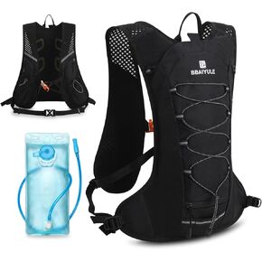 B BAIYULE Hydration Pack Backpack, 2L Water Bladder,Camel Hydrtaion Vest for Hiking Cycling Running Biking,Hydro Water Daypack for Women & Men