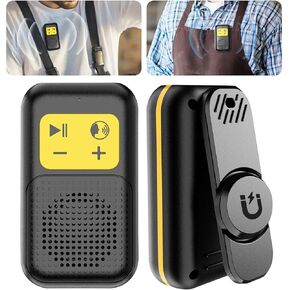 Wearable Bluetooth Speaker, Magnetic Clip-on Bluetooth Speaker, Mini Waterproof Wireless Portable Speakers, Clip Speakers with Built-in Mic for Hands-Free Music/Calls, Wearable Speakerr