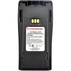 [10-Pack] ProMaxPower 1800mAh Ni-Mh Batteries for NNTN4851, NNTN4496, NNTN4497 Motorola Two-Way Radios CP040 CP150 CP200 CP200XLS EP450 GP3188 PR400