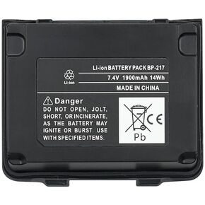 7.4v 1900mah BP-217 BP-217LI بطارية استبدال ICOM IC-80AD IC-91A IC-91AD IC-E80D IC-E90 IC-E91 IC-T90 IC-T90A IC-T90E IC-T91 ID-91 RAVINAL LI-ION