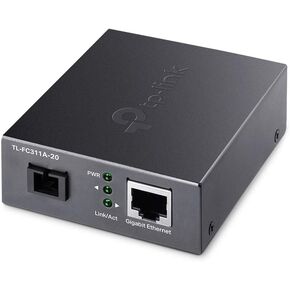 TP-Link TL-FC311A-20 | Gigabit WDM SFP to RJ45 Fiber Media Converter | Fiber to Ethernet Converter | 10/100/1000Mbps RJ45 Port to 1000Base-LX Single-Mode Fiber | Extend Fiber Distance Up to 20 km