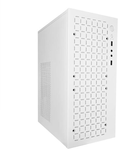 V600 High Airflow Micro ATX PC Case - يدعم MATX ، MINI - ITX - مع توافق USB3.0 ، 3.5 "HDD - مثالي للألعاب (أبيض) in Kuwait