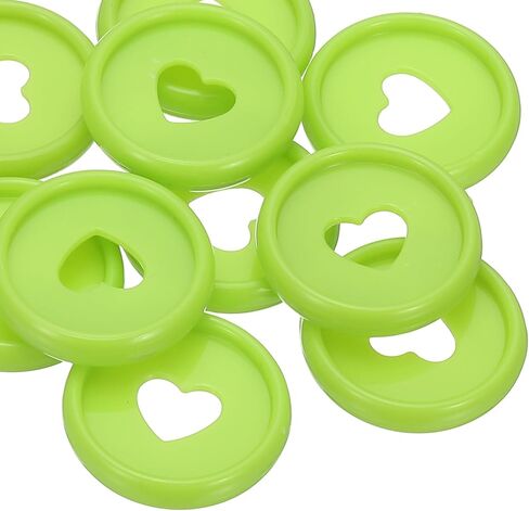 أقراص تجليد الكتب البلاستيكية مقاس 35 مم من باتيكل، 22 حزمة من أقراص التوسيع المنفصلة وحلقات ربط القلب لمخطط أجهزة الكمبيوتر المحمول بنفسك، أسود in Kuwait