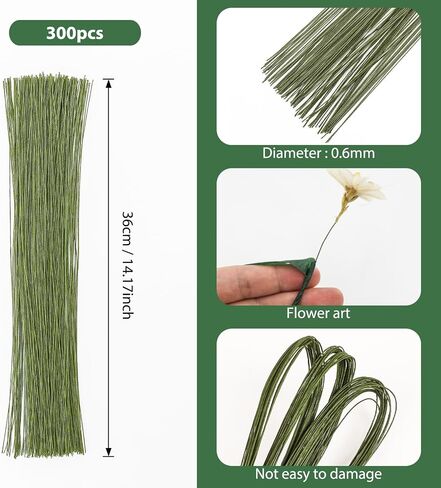 NESCCI Flower Tape,Floral Tape for Bouquets,12 Rolls of 1/2 "Wide Dark Green Flower Tape,Used for Wrapping Bouquet Stems and Flower Crafts,Wedding Bouquet (Dark Green, Size 264) in Saudi Arabia