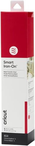 Cricut Smart Iron On (13in x 9ft, Gold) for Explore 3 and Maker 3 - Matless cutting for long cuts up to 12ft in Saudi Arabia