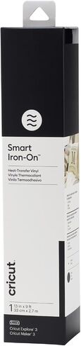 Cricut Smart Iron On (13in x 9ft, Gold) for Explore 3 and Maker 3 - Matless cutting for long cuts up to 12ft in Saudi Arabia