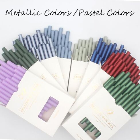Gold Wax Seal Sticks 20pcs, Andotopee Glue Gun Wax Seal Sticks for Wax Seal Stamp, Premium Sealing Wax for Envelope Letter Seal Wedding Invation Craft Adhesive, Great Gift Ideas (Mini Size) in Saudi Arabia