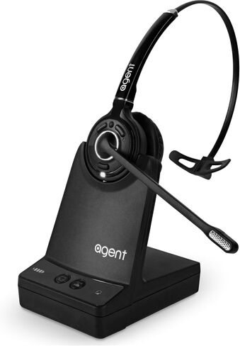 TruVoice AW50 Wireless Headset with Noise Canceling Mic and EHS for Remote Answer - Compatible with Cisco 6945 7821 7841 7861 7942G 7945G 7962G 7965G 7975G 8841 8851 8861 Desk Phones and Computer in Kuwait