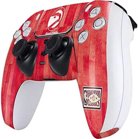 Skinit Skinit Gaming Gaming Skin متوافق مع وحدة تحكم PS5 - NBA Atlanta Hawks Black Animal Print Design in Kuwait