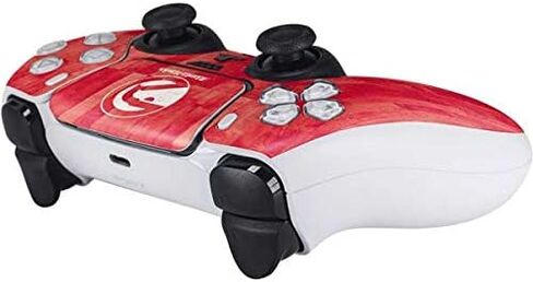 Skinit Skinit Gaming Gaming Skin متوافق مع وحدة تحكم PS5 - NBA Atlanta Hawks Black Animal Print Design in Kuwait