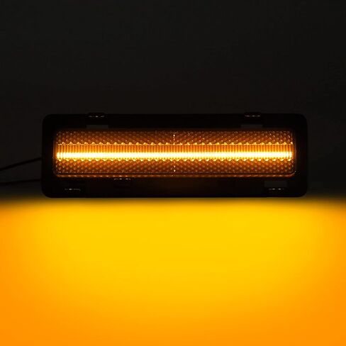 R&F Auto 4 قطع مصابيح LED للعدسات المدخنة متوافقة مع كامارو 2010 2011 2012 2013 2014 2015 عاكسات مصابيح جانبية للسائق، كهرمان أمامي وخلفي أحمر للسائق والراكب in Saudi Arabia