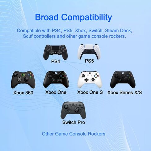 28 Pcs Precision Rings, Aim Assist Target Motion Control, 14 Different Strengths Joystick Protector Compatible with Playstation 4 PS4, PS5, Xbox One, Series X, Switch Pro, Scuf Controller Grips (All) in Kuwait