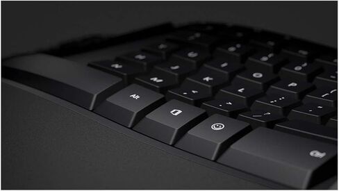 Microsoft LXM-00004 لوحة مفاتيح مريحة سلكية ، أسود in Saudi Arabia