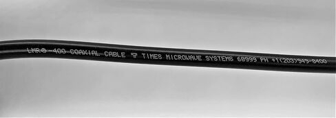 Times Microwave Low Coaxial Cable - LMR-400/LMR400-1 Foot - UHF-Male to UHF-Male (PL259) Connectors - Extension/Patch Cable for Ham/CB/Two-Way/Handheld/WiFi Radios, Transmitters in Kuwait