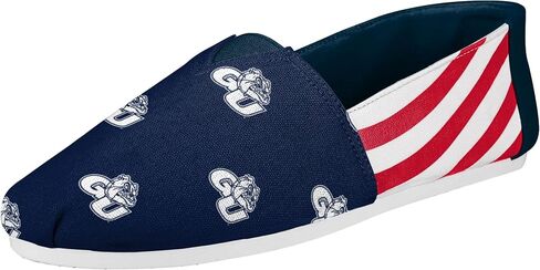 FOCO Auburn Tigers NCAA Womens Glitter Low Top Canvas Shoes - 7 in Saudi Arabia