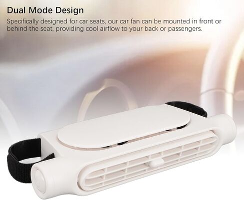 مروحة سيارة Yoidesu للسائق ومقعد الراكب - 3 سرعة للرياح ، مروحة مقعد السيارة ، محمولة USB Backseat ، مروحة تبريد الأطفال ، طفل هادئ ، مسند رأس ، 3 سرعات للسيارات Van RV Truck in Saudi Arabia