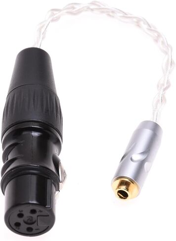 4-دبوس XLR إلى 3.5 مم TRRS كابل محول صوتي متوازن للأنثى لموصل سماعة الرأس HIFIMAN (أنثى 4 دبوس XLR) in Kuwait